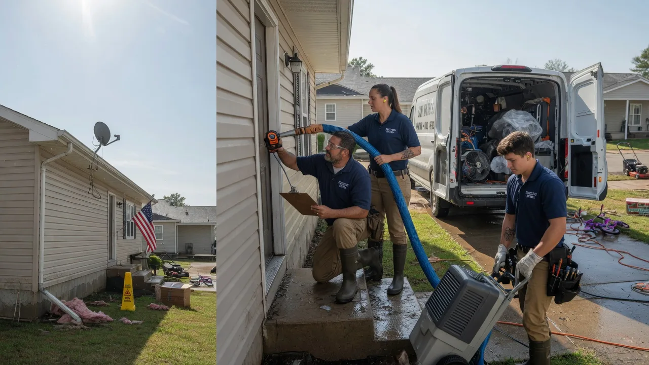 Ceiling Water Damage Restoration in Farmdale, OH near me